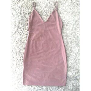 Lux La Dusty Rose Cocktail Strapless Mini Dress Women's Size M